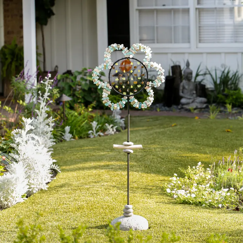 Sunflower Garden Stand 50"H Set of 2 By Garden Age Supply