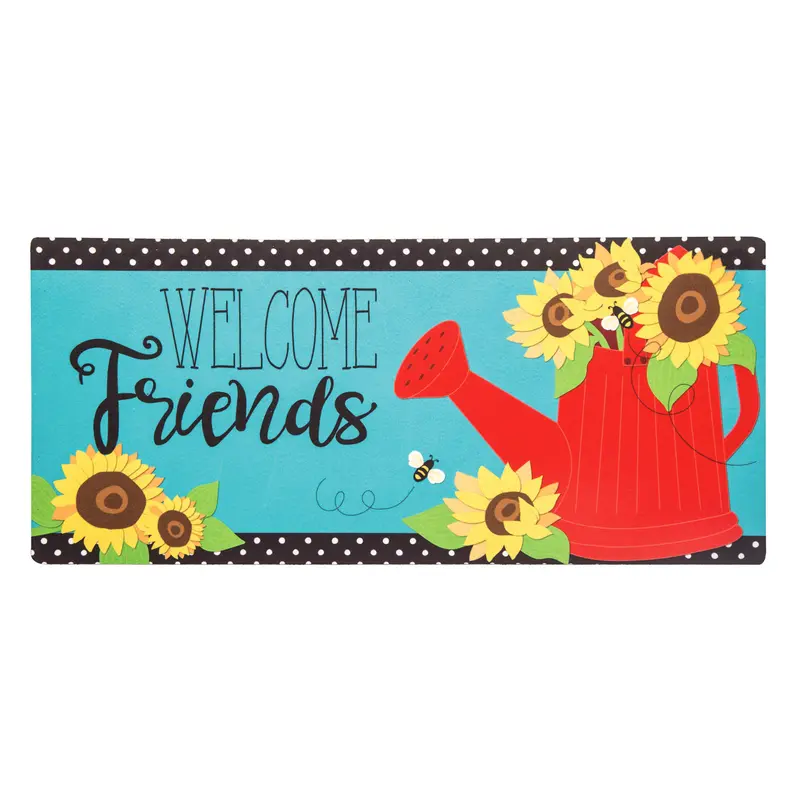 Sunflower Watering Can Sassafras Switch Mat