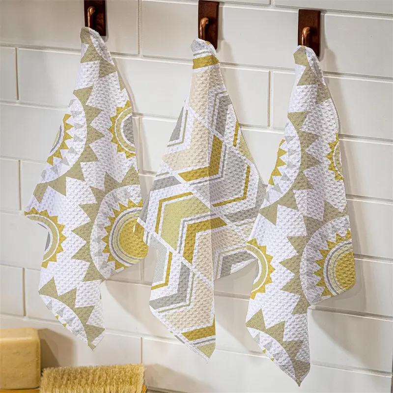 Sunrays Quick Dry Dish Cloth, Set of 3, 10" x 10"