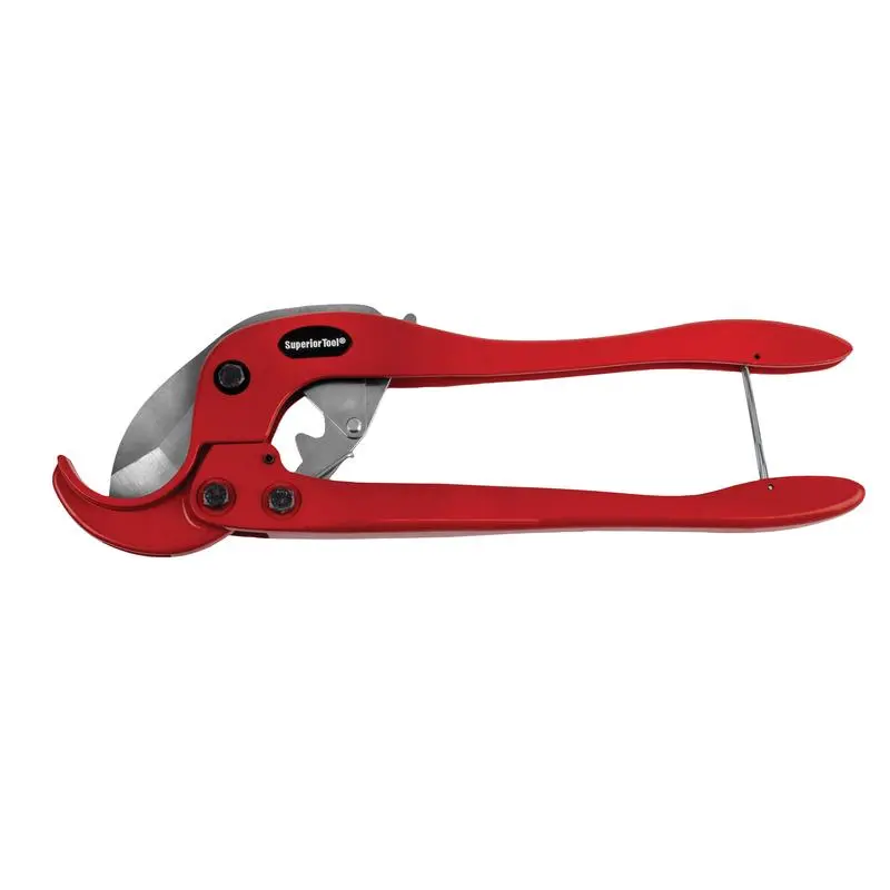 Superior Tool PVC Assorted Color Schedule 40 Heavy Duty Pipe Cutter 2-1/2 Dia. in. - Open Box