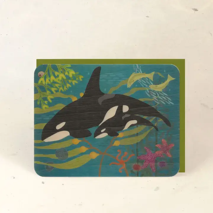 Sustainable Wood Greeting Card