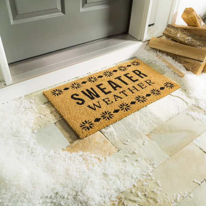Sweater Weather Coir Mat