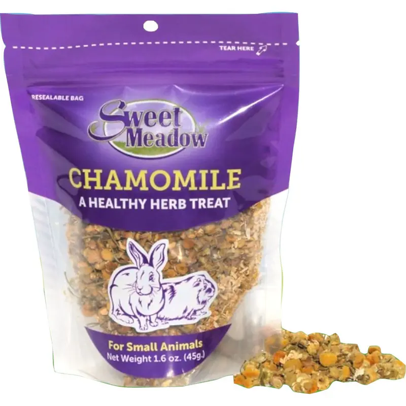 Sweet Meadow Farm Chamomile Herb Treat for Small Animals 1.6 oz