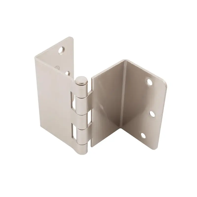Swing Clear Offset Hinge, 3-1/2 Inches, 1/4" Radius Corner, Fits Doors 1-3/8" to 1-3/4" Thick, 2-Pack, Satin Nickel by Stone Harbor Hardware (A) - Deal of The Week