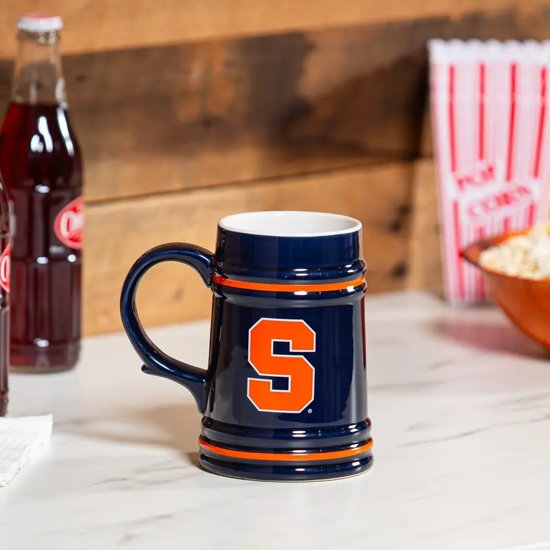 Syracuse University Ceramic Stein Cup, 24oz