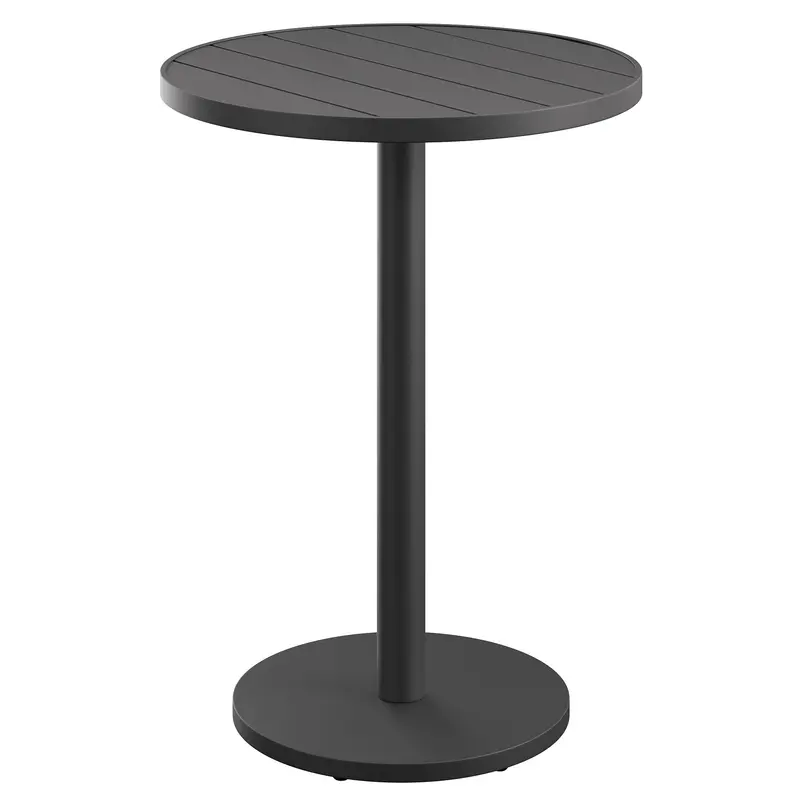 Tahoe 31 Inch Round Outdoor Patio Aluminum Bar Table by Modway