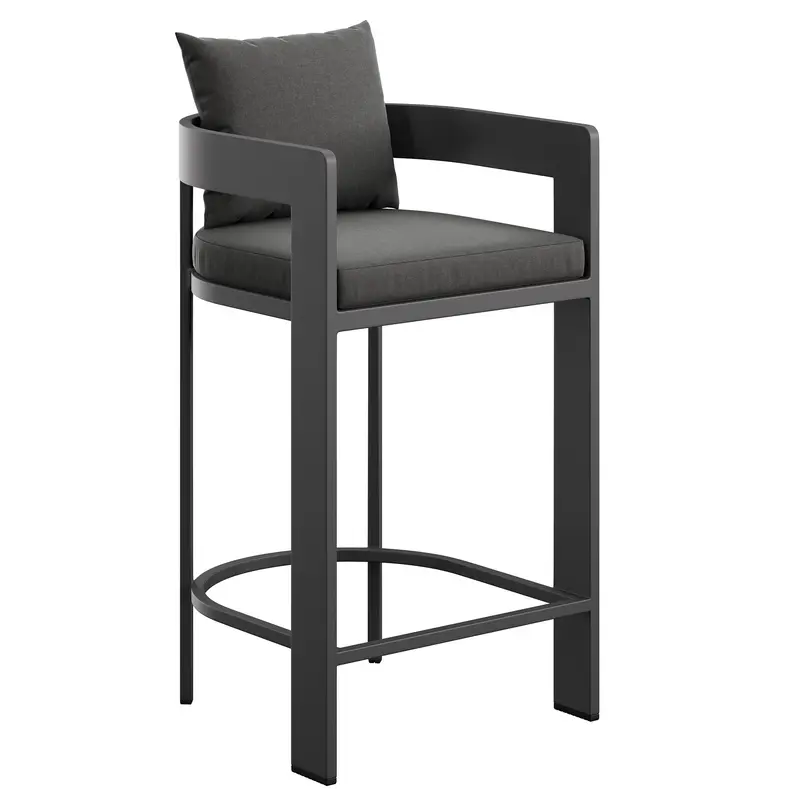 Tahoe Outdoor Patio Patio Aluminum Bar Chair by Modway