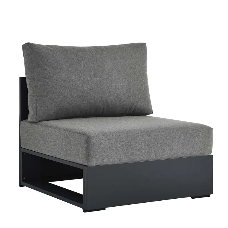 Tahoe Outdoor Patio Powder-Coated Aluminum Modular Armless Chair By Modway - EEI-6628