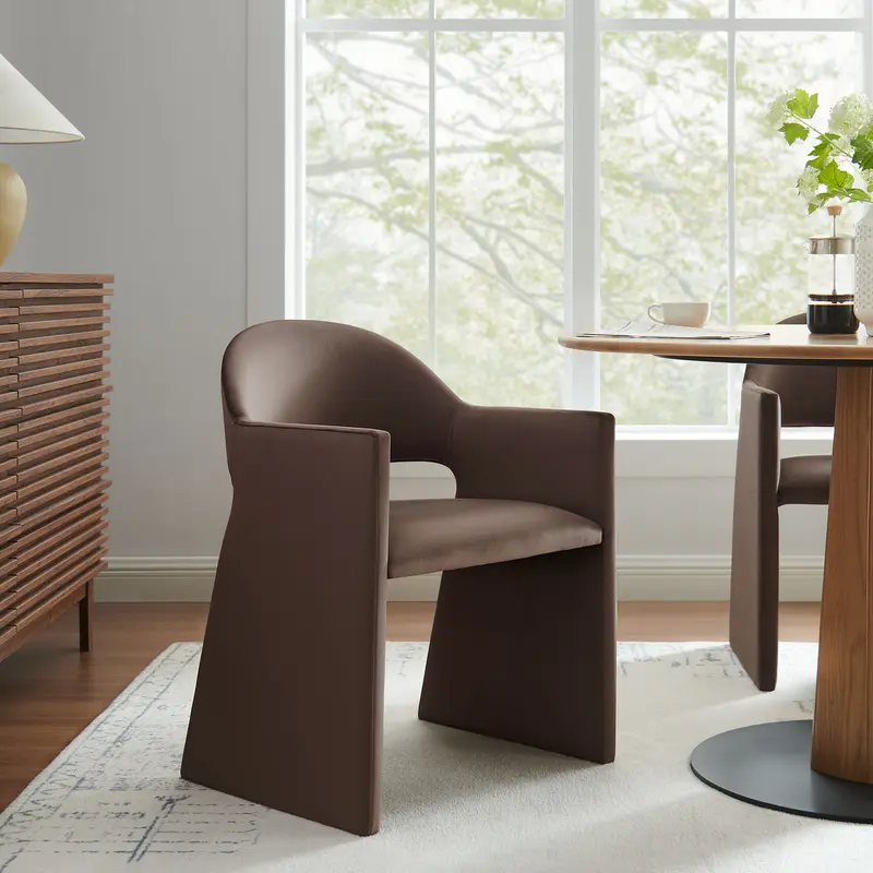 Talia Performance Velvet Dining Armchair by Modway
