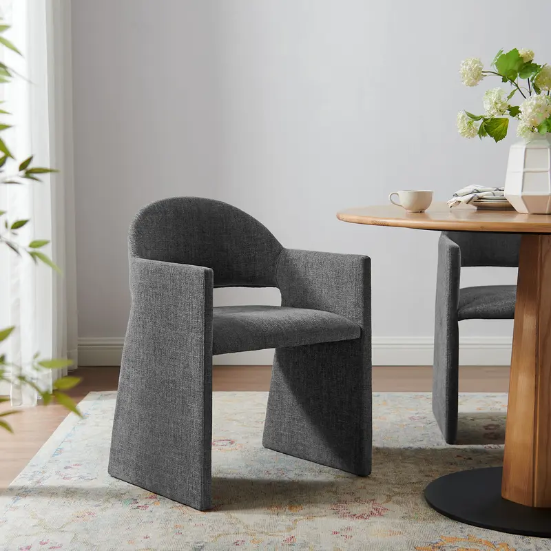 Talia Upholstered Fabric Dining Armchair by Modway