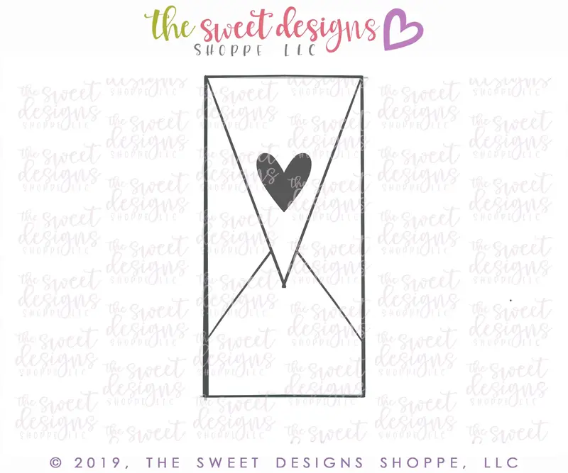 Tall Envelope / Tall Rectangle - Cookie Cutter