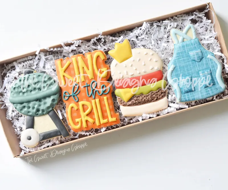 Tallish King of the Grill - Set - Cookie Cutters