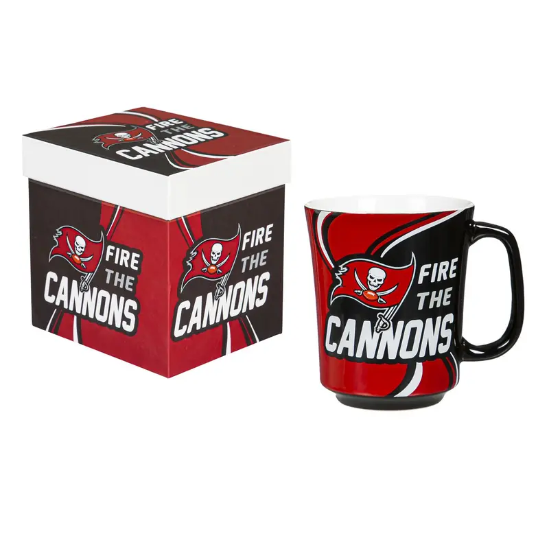 Tampa Bay Buccaneers, 14oz Ceramic Cup of Awesome with Matching Box