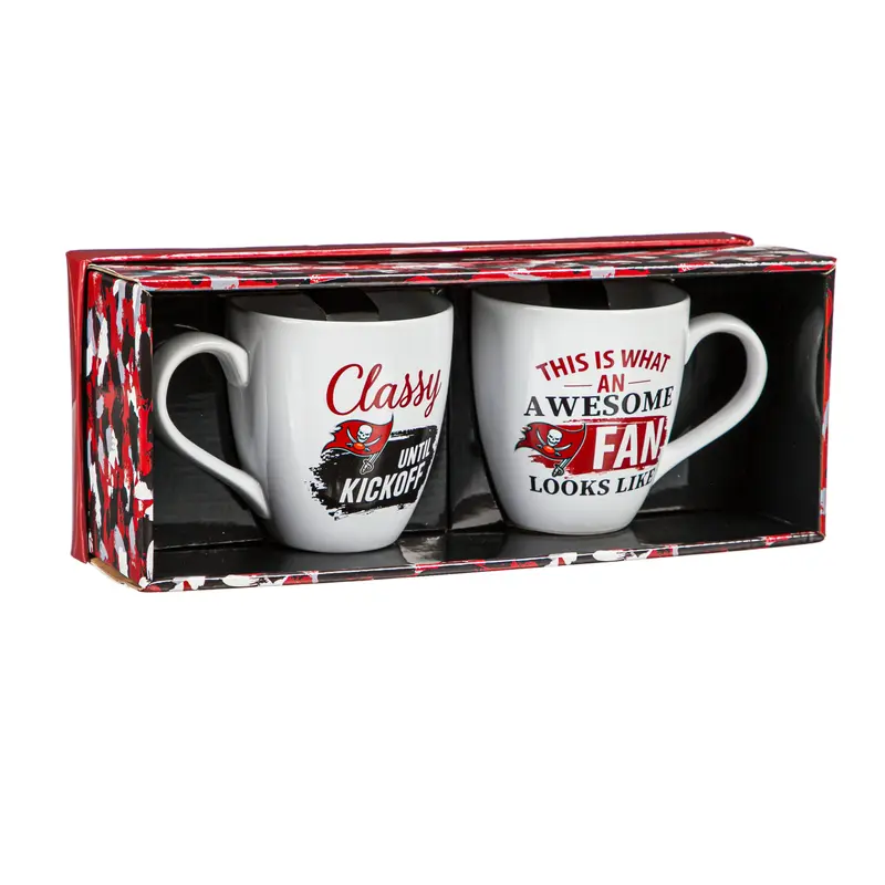 Tampa Bay Buccaneers, Ceramic Cup O'Java 17oz Gift Set