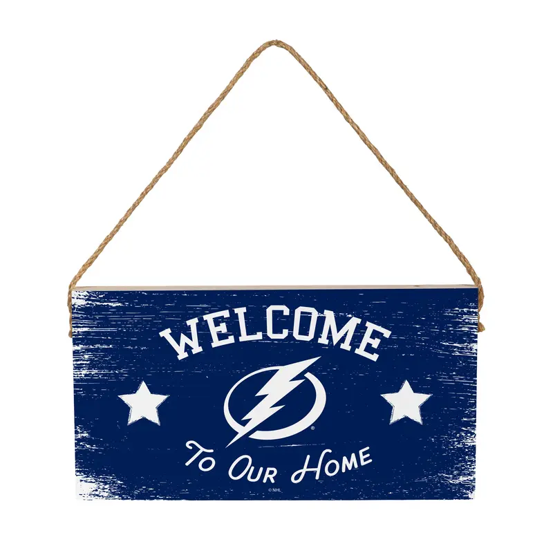 Tampa Bay Lightning Wood Wall Sign, 6x11