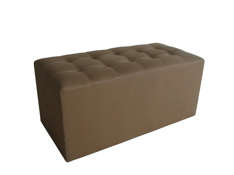 Tan Wood Canvas Bench By Homeroots