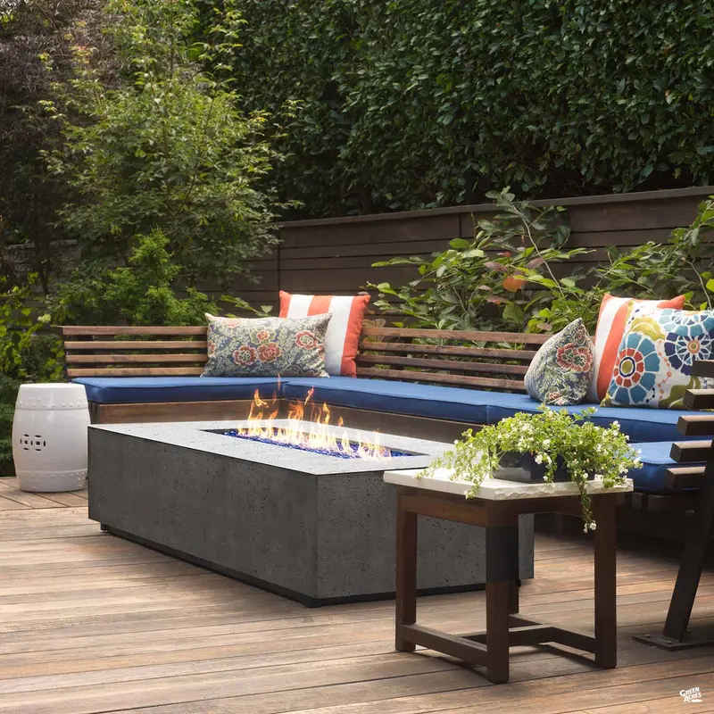 Tavola Rectangle Fire Table