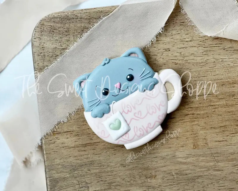 Tea Cat - Cookie Cutter