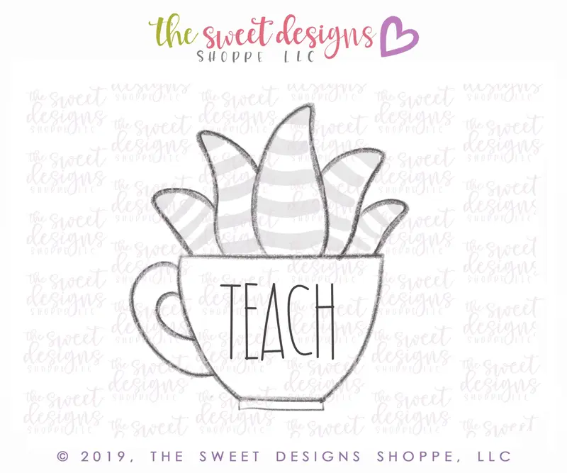 TEACH Cactus Mug - Cookie Cutter