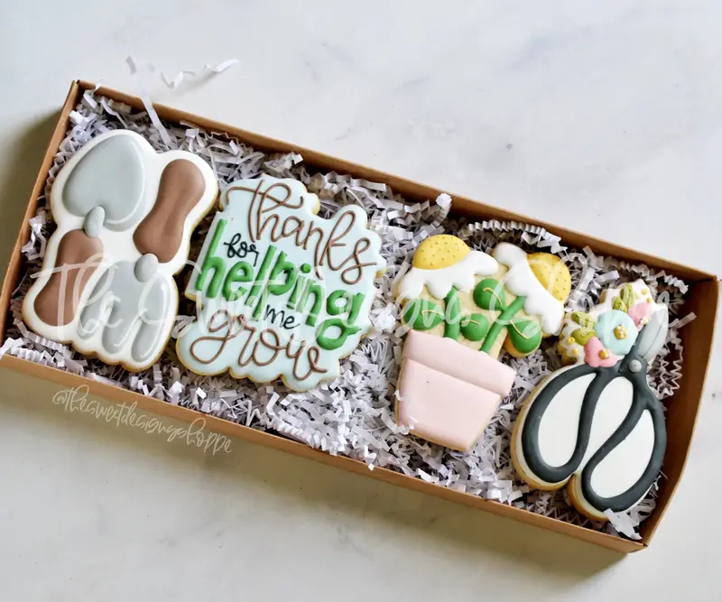 Teacher Helping me Grow Set - Set of 4 - Cookie Cutters