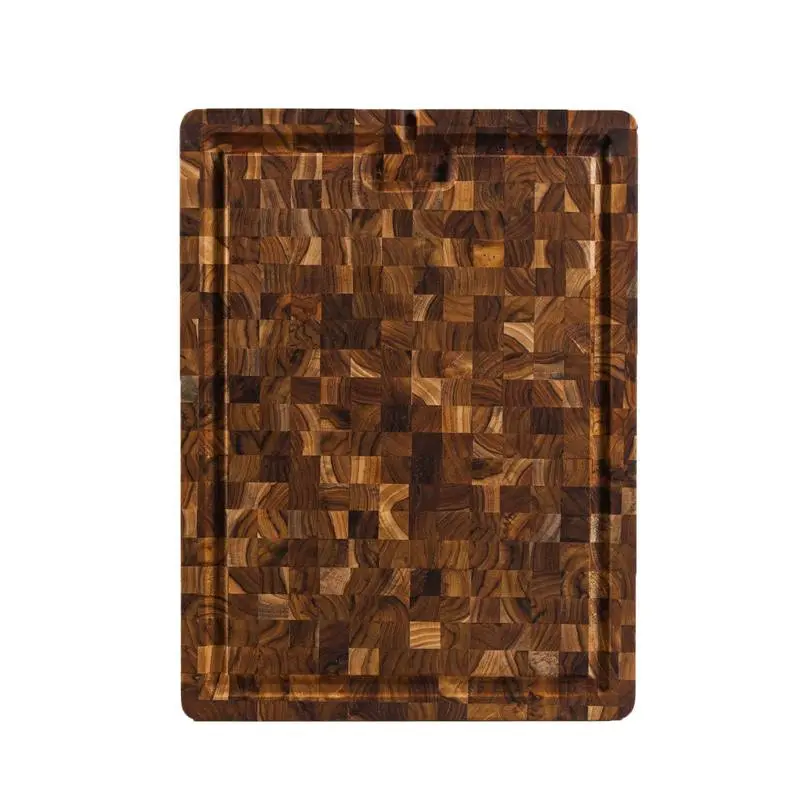 Teakhaus Smart End Grain Cutting & Carving Board
