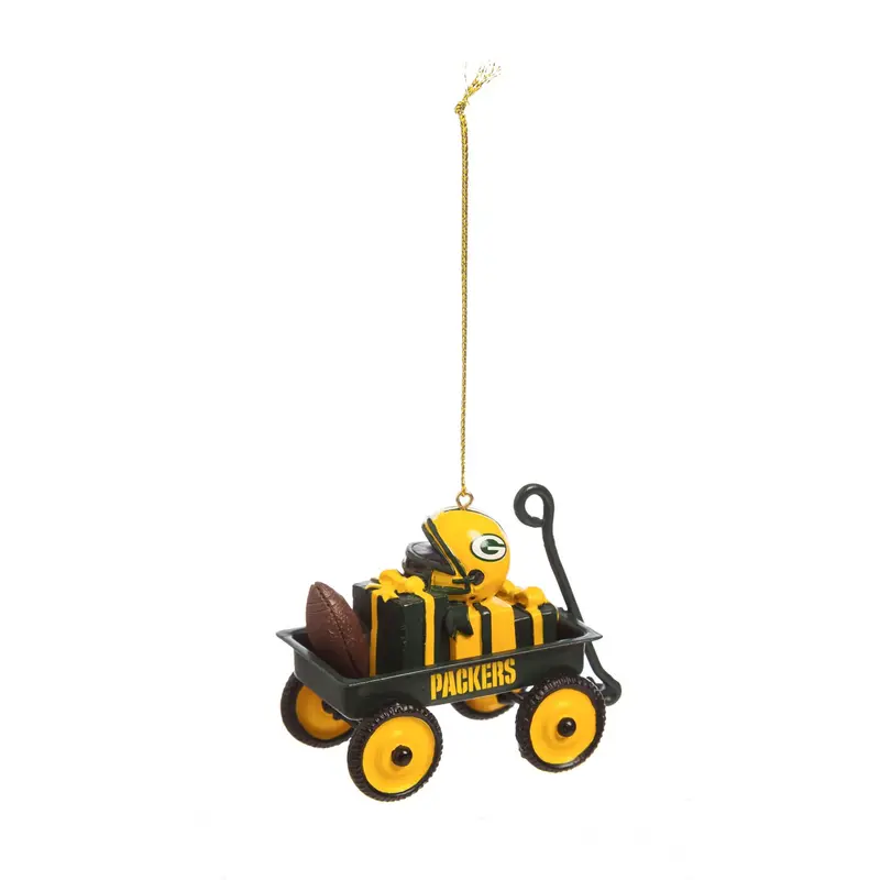 Team Wagon Ornament, Green Bay Packers,3ot3811wgn