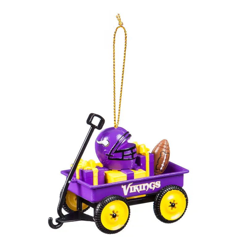 Team Wagon Ornament, Minnesota Vikings,3ot3817wgn