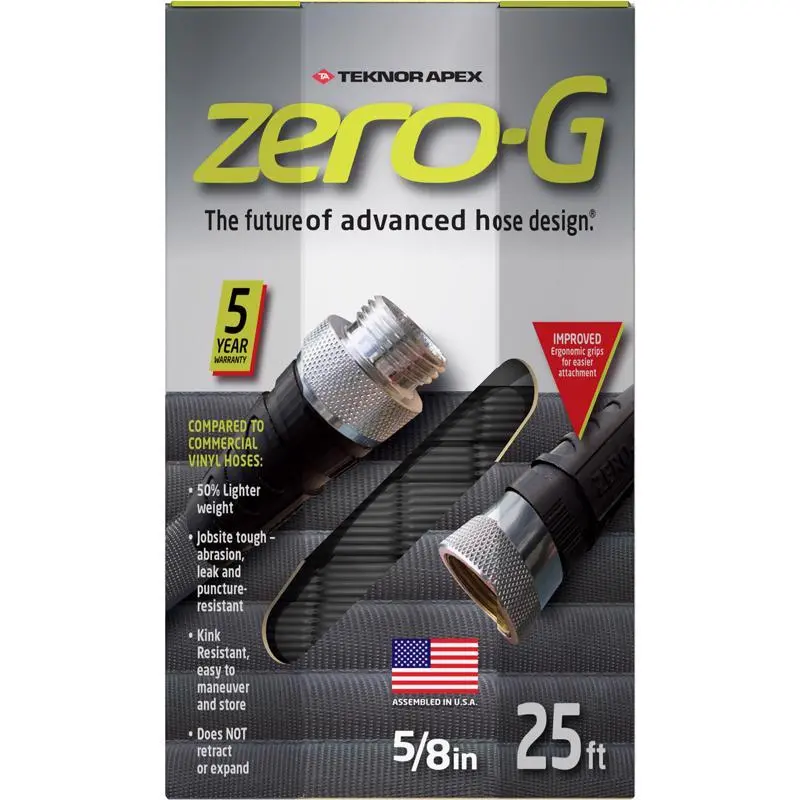 Teknor Apex Zero-G 5/8 in. D X 25 ft. L Heavy Duty Commercial Grade Garden Hose - Deal of The Week