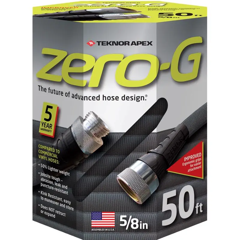 Teknor Apex Zero-G 5/8 in. D X 50 ft. L Heavy Duty Commercial Grade Garden Hose - Deal of The Week