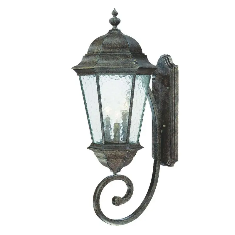 Telfair 3-Light Black Coral Wall Light By Homeroots