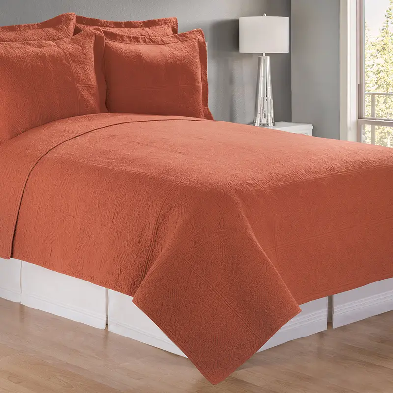 Terra Cotta F/Q Matelasse