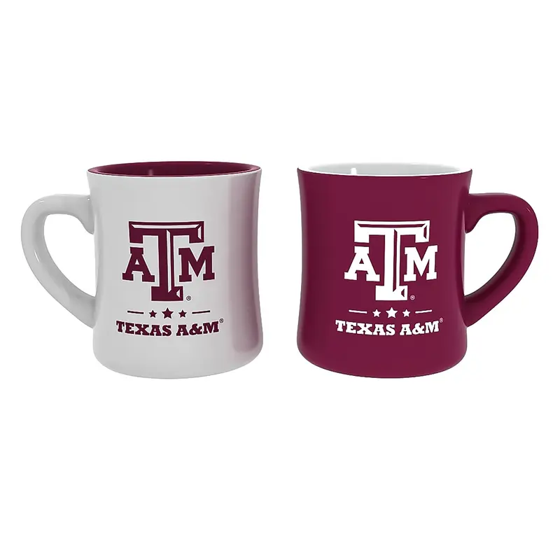 Texas A&M 10oz Ceramic Cup Set, 2pc