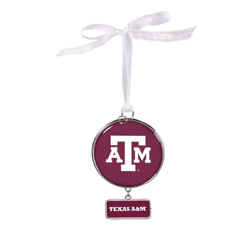 Texas A&M Shaped Metal Ornament