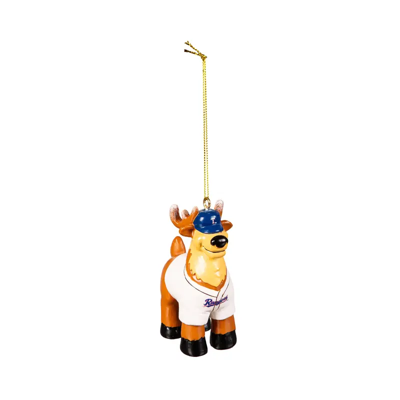 Texas Rangers Reindeer Player Ornament