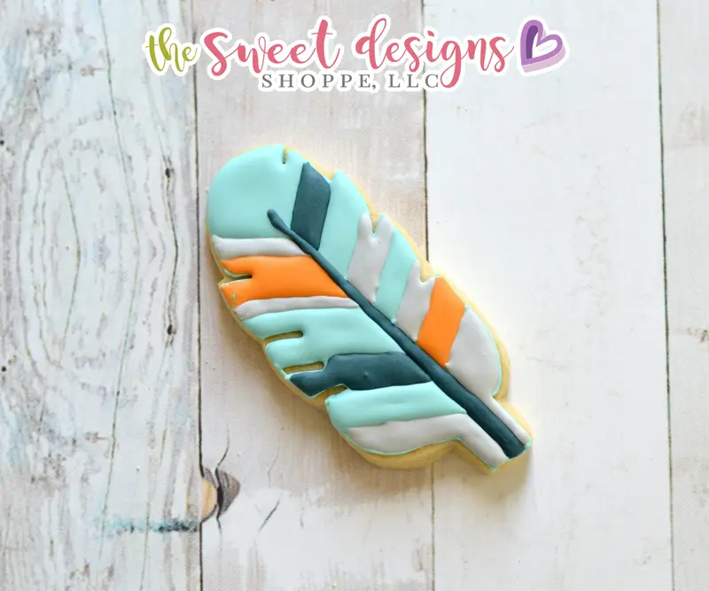 Textured Feather - Cookie Cutter