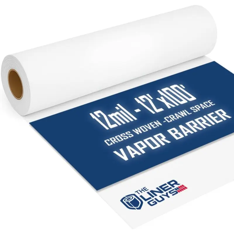 The Liner Guys 12 Mil Crawl Space Vapor Barrier, 12 ft x 100 ft