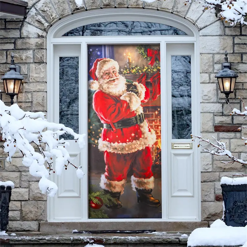 The Night Before Christmas Premium Door Cover