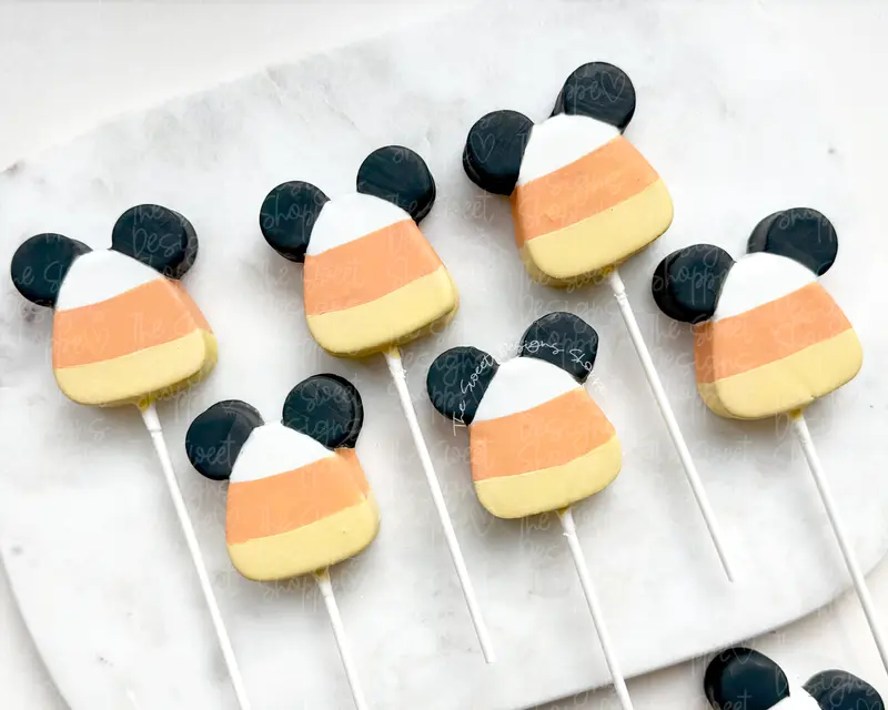 Theme Park Chunky Candy Corn - Cake Pop Maker Set ( Cutter & Pusher)