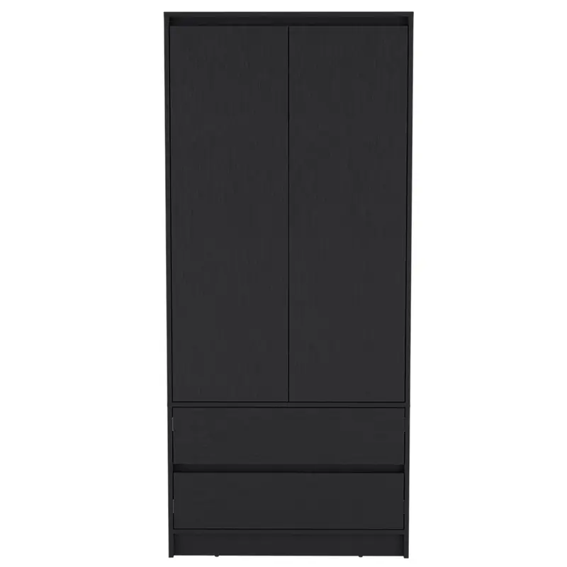 Three Piece Black Bedroom Set By Homeroots
