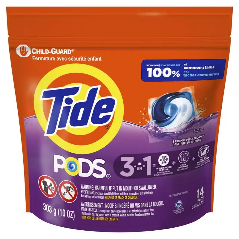 Tide Spring Meadow Scent Detergent Pod 10 oz