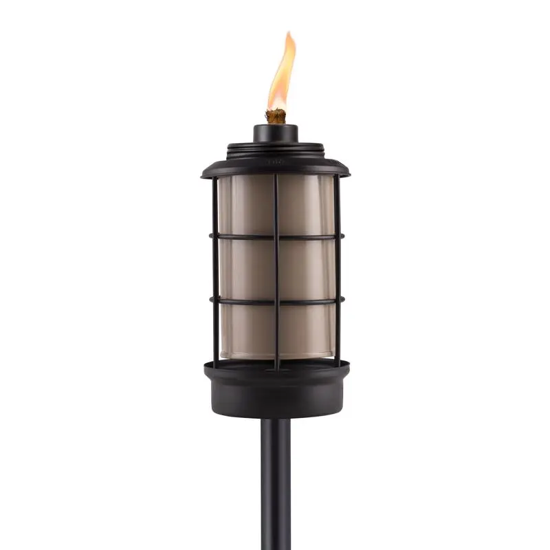 TIKI Black Metal 66 in. Outdoor Torch 1 pc (Pack of 18)