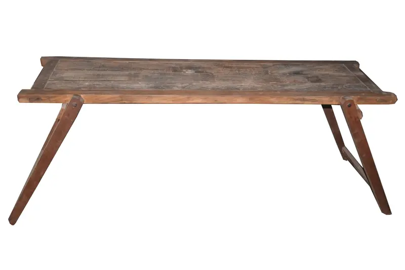 Tioga Folding Console Table By HomArt