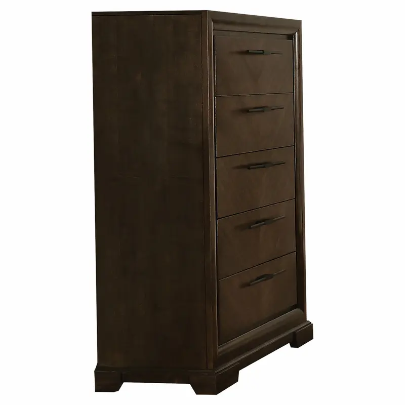 Tobacco Wood Chest By Homeroots