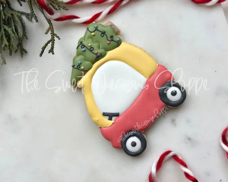 Toddler Car with Tree - Cookie Cutter