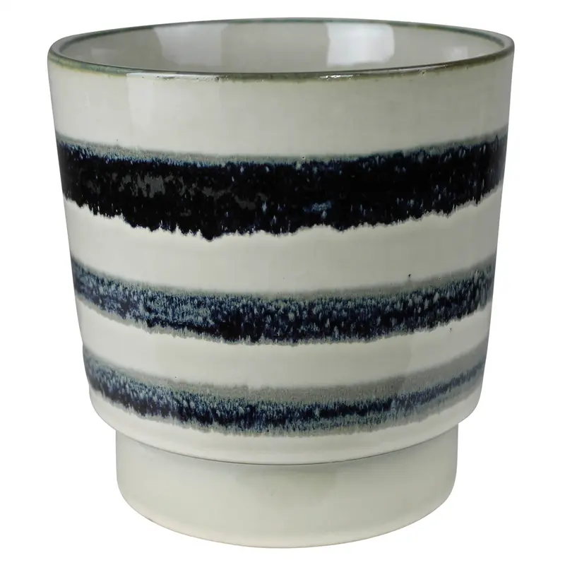 Toku Cachepot, Ceramic - Large Set Of 2 By HomArt