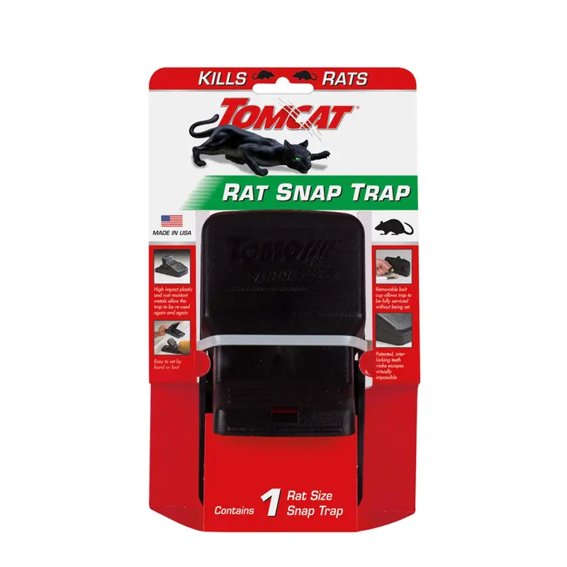 Tomcat Medium Snap Trap For Rats 1 pk (Pack of 8)