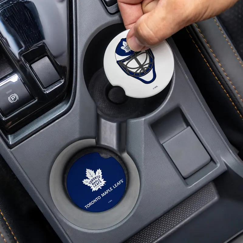 Toronto Maple Leafs Car Coaster Set, 2pc