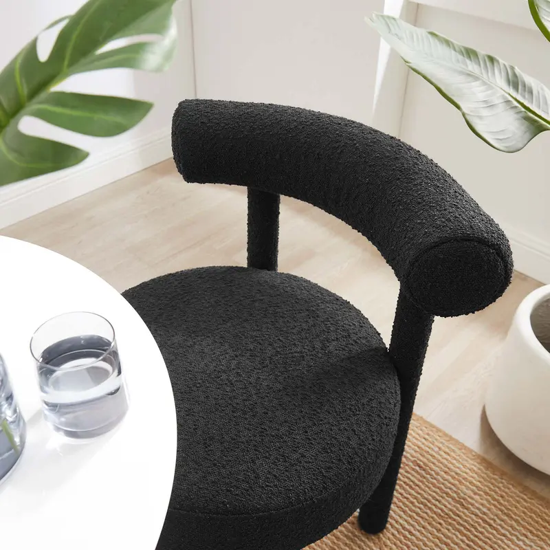 Toulouse Boucle Fabric Dining Chair By Modway - EEI-6387