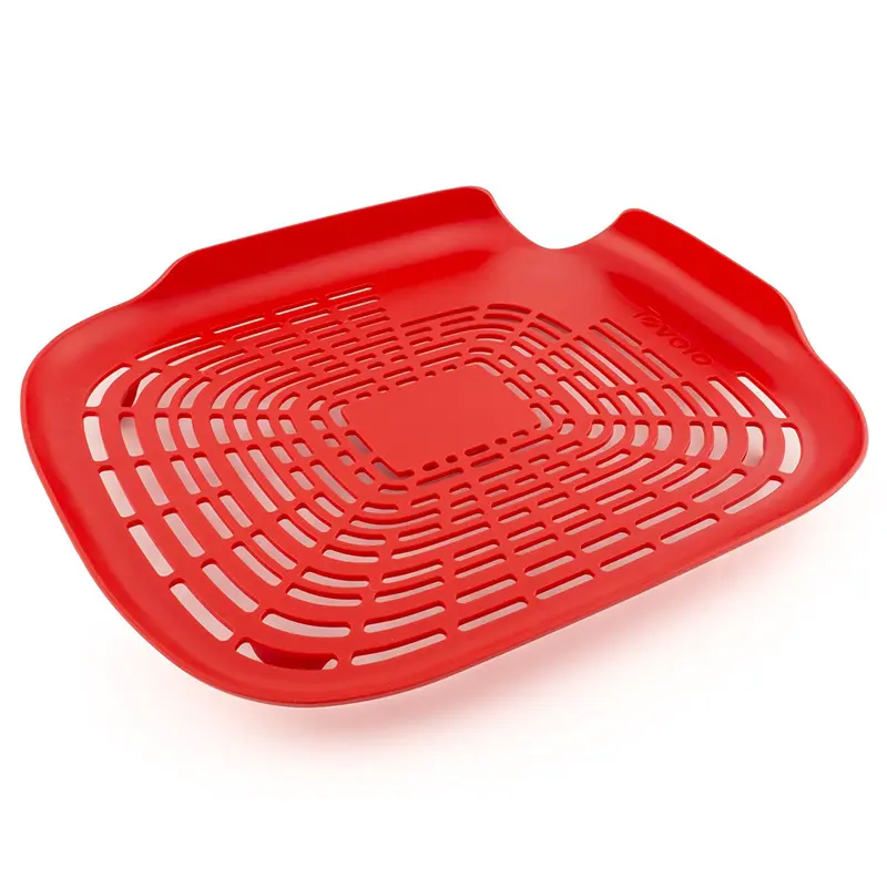 Tovolo Prep N' Rinse Flat Colander - Candy Apple