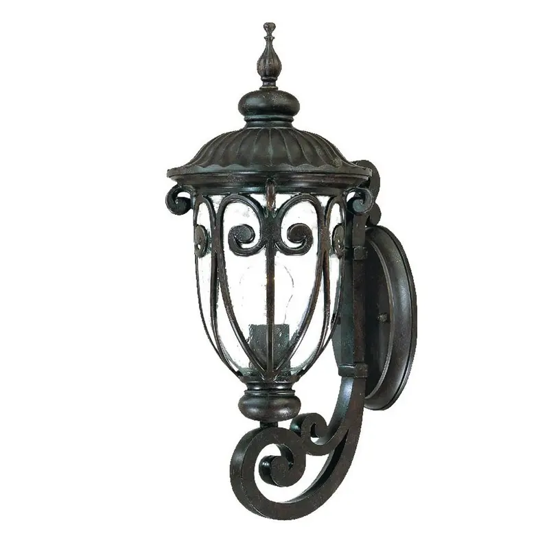 Traditional Dark Brown Wall Sconce By Homeroots